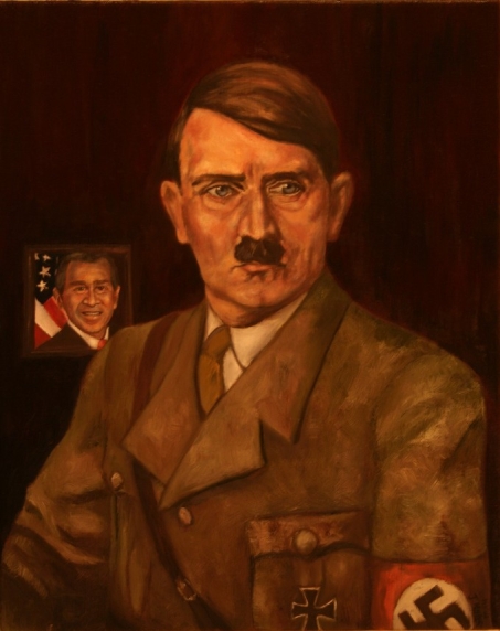 A portrait of George Bush