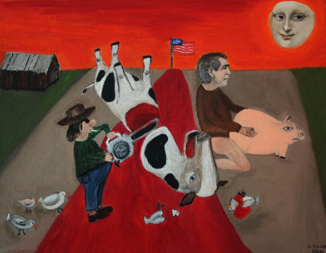 Sunset Over America, george W. Bush